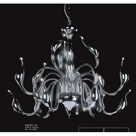Swan lampa wisząca MD8098-18A CHROM Italux