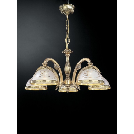 L.6102 5 żyrandol włoskie lampy Reccagni Angelo