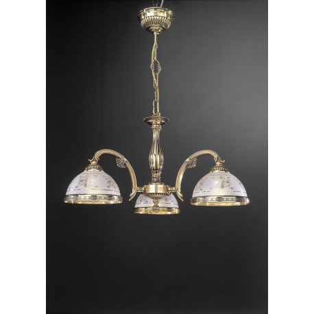 L.6102 3 żyrandol włoskie lampy Reccagni Angelo