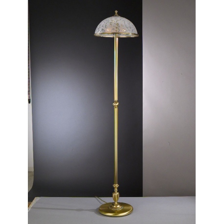 PN.6202 2 lampa podłogowa mosiężna Włochy Reccagni Angelo