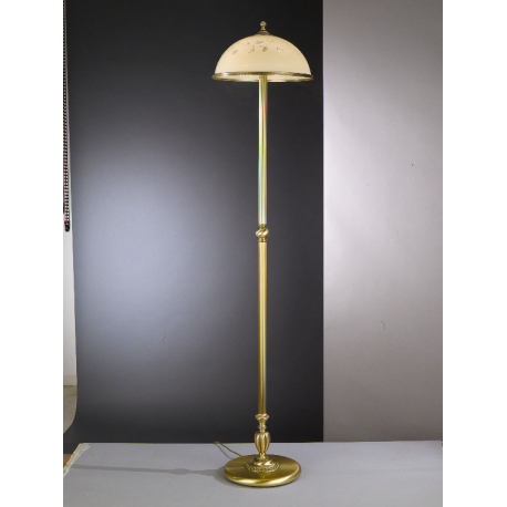 PN.6208 2 lampa podłogowa mosiężna Włochy Reccagni Angelo