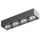 TUZ X4Sd LED111 stropowy G53, 12V, srebrny (biały Cleoni
