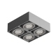 TUZ X5Sd LED111 stropowy G53, 12V, srebrny (biały Cleoni