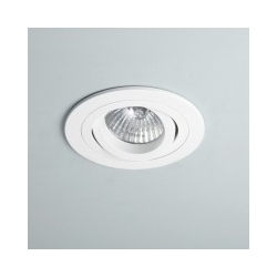 Taro okrągły biały ruchomy GU10 z atestem przeciwpożarowym oprawa podtynkowa IP: 20 Astro Lighting