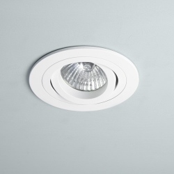 Taro okrągły ruchomy GU10 biały oprawa podtynkowa IP: 20 Astro Lighting