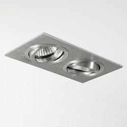 Taro podwójny szczotkowana Aluminium oprawa podtynkowa IP: 20 Astro Lighting
