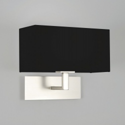 Park Lane kinkiet nikiel mat  czarny abażur IP: 20 Astro Lighting nr 9510