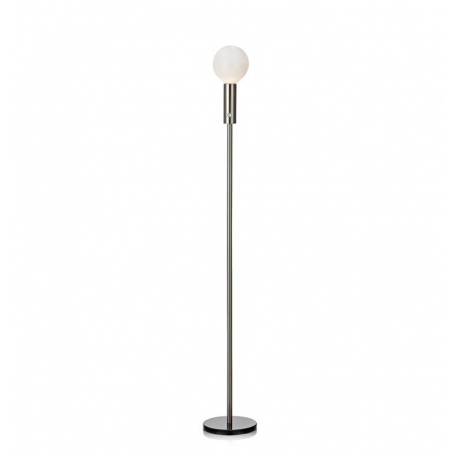MARBLE Okrągły lampa podłogowa Stalowy LampGustaf