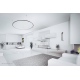 ECHO W lampa wisząca obręcz LED 60, 90, 120cm świeci do wewnątrz Ramko
