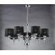 IMPRESS 7 lampa wisząca czarna lub biała Azzardo