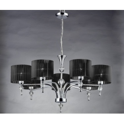 IMPRESS 7 lampa wisząca czarna lub biała Azzardo