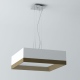 BOPS 40 lub 50cm żyrandol metalowo-drewniany Cleoni