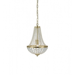 GRANSO Wisząca 1L 30cm Złoty Szczotkowany/MC lampa skandynawska
