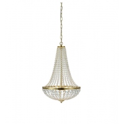 GRANSO Wisząca 2L 40cm Złoty Szczotkowany/MC lampa skandynawska