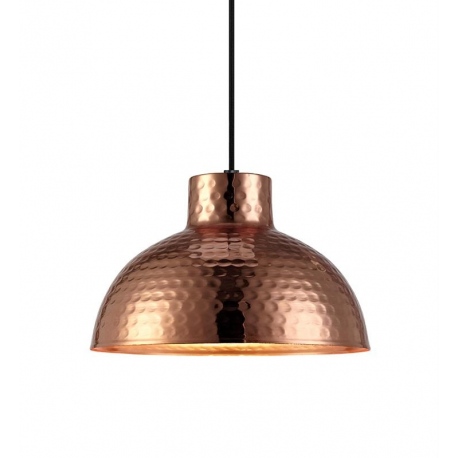 HAMMER Wisząca 1L 26cm Miedź lampa skandynawska