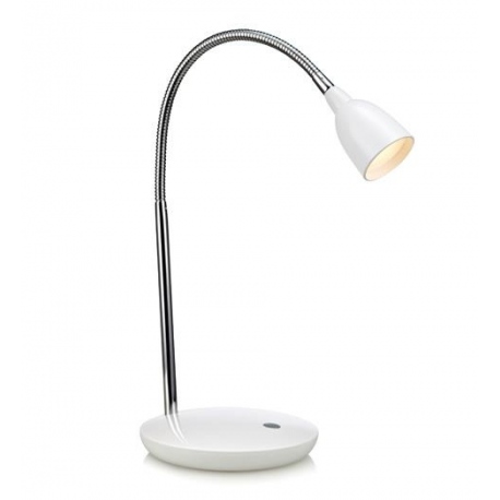 TULIP stołowa biała lampa skandynawska