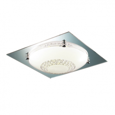 Ermes 41cm biały plafon z kryształkami Italux
