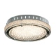 Nino Round plafon kryształowy 40cm LED Italux