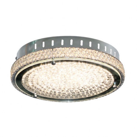 Nino Round plafon kryształowy 40cm LED Italux