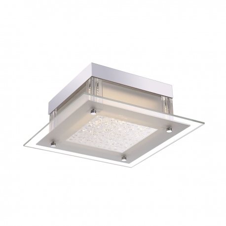 Vetti plafon kwadratowy z kryształkami 28cm Italux