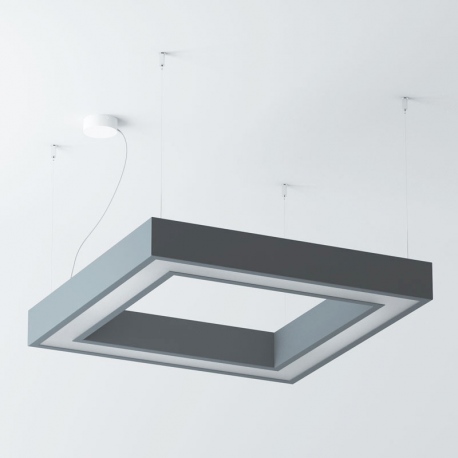 PERAK lampa wisząca kwadrat 70cm lub 102cm, prostokąt 70x100cm, 70x140cm Cleoni