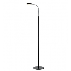 FLEX lampa podłogowa 1L LED czarna/chrom