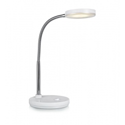 FLEX lampka stołowa 1L LED biała/chrom