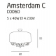 Amsterdam plafon 60cm MAXLight