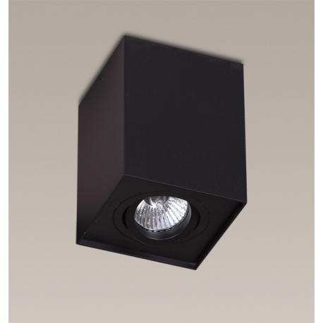 Basic Square czarna oprawa natynkowa MAXLight