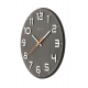 Classy zegar ścienny ciemny brąz drewniany ? 30 cm holenderski NeXtime