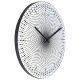 Dots zegar ścienny biało-czarny z tworzywa ? 39,5 cm NeXtime