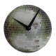 Little Disco zegar stojący srebrny szklany ? 20 cm NeXtime