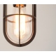 Cabin Semi-Flush plafon zewnętrzny powlekane brązem IP44 Astro