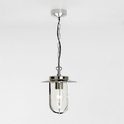 Montparnasse lampa wisząca polerowany nikiel IP44
