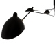 Davis czarna lampa sufitowa 4+2 Italux