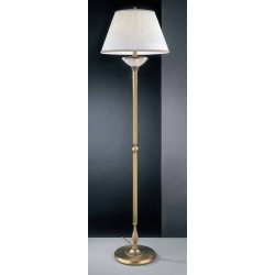 PN.4660/2 włoska lampa podłogowa mosiądz