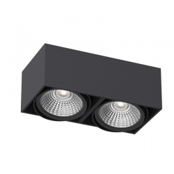TITO C3 podwójna oprawa natynkowa prostokątna ruchoma max. 2x13W LED ES111