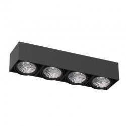 TITO C5 poczwórna oprawa natynkowa prostokątna ruchoma max. 4x13W LED ES111