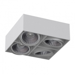 TITO C6 poczwórna oprawa natynkowa kwadratowa ruchoma max. 4x13W LED ES111