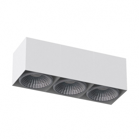 TITO D4 potrójna oprawa natynkowa prostokątna max. 3x13W LED ES111 Cleoni