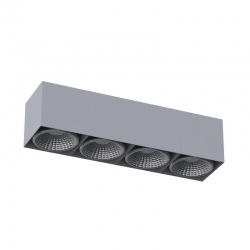 TITO D5 poczwórna oprawa natynkowa prostokątna max. 4x13W LED ES111