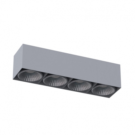 TITO D5 poczwórna oprawa natynkowa prostokątna max. 4x13W LED ES111 Cleoni