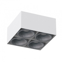 TITO D6 poczwórna oprawa natynkowa kwadratowa ruchoma max. 4x13W LED ES111