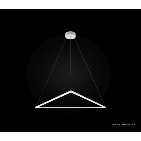 Origami lampa wisząca trójkątna LED 74,5cm lub 104,5cm Ramko