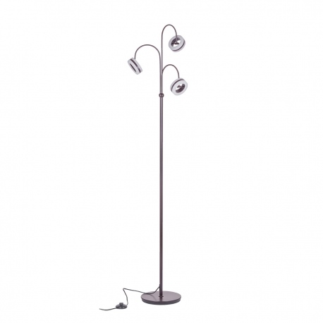 Metis lampa podłogowa brązowa LED Italux