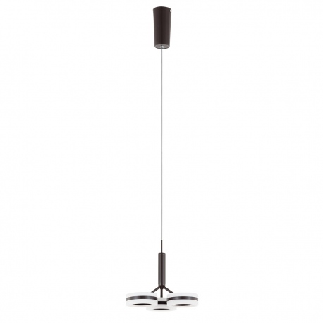 Metis żyrandol brązowy LED 22cm Italux