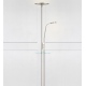 FRIEND lampa podłogowa na dwie żarówki LED stal USB Markslojd