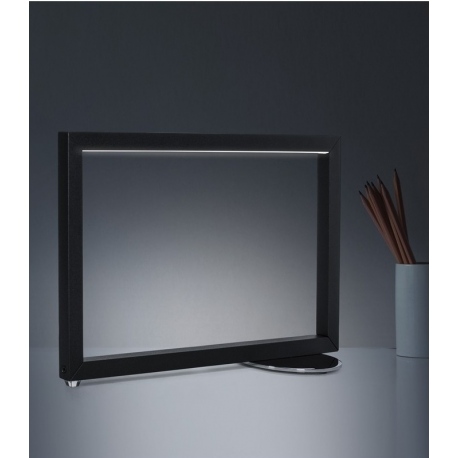 Edo lampa biurkowa LED prostokątna biała, czarna, niebieska, czerwona, szara, złota Ramko