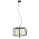 Daren lampa druciana czarna z 3 kloszami 45cm Italux
