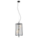 Hayden lampa wisząca druciana czarna 31cm Italux